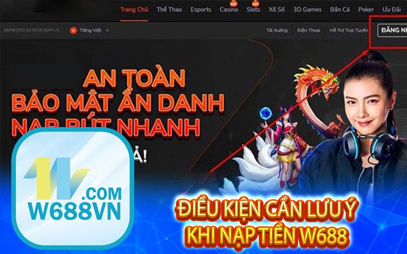 Điều quan trọng cần nhớ khi nạp tiền